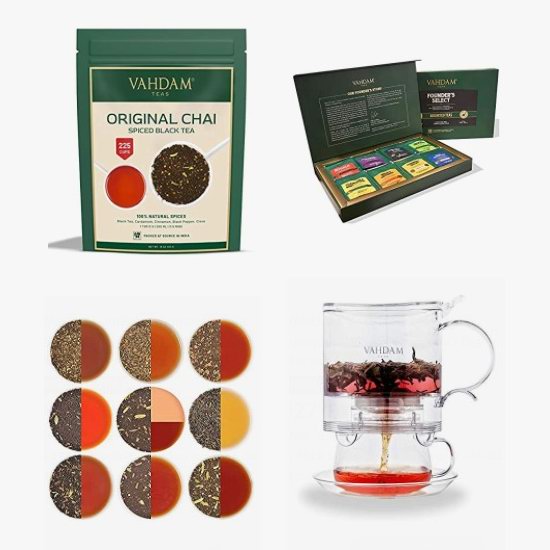  金盒头条：精选多款 Vahdam 绿茶、什锦茶包、礼盒装、茶具等4.5折起！