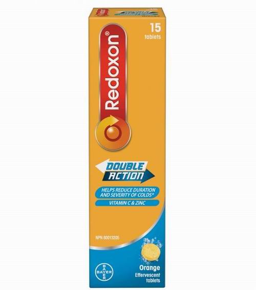  REDOXON双效维生素C+锌泡腾片 15片 4.72加元