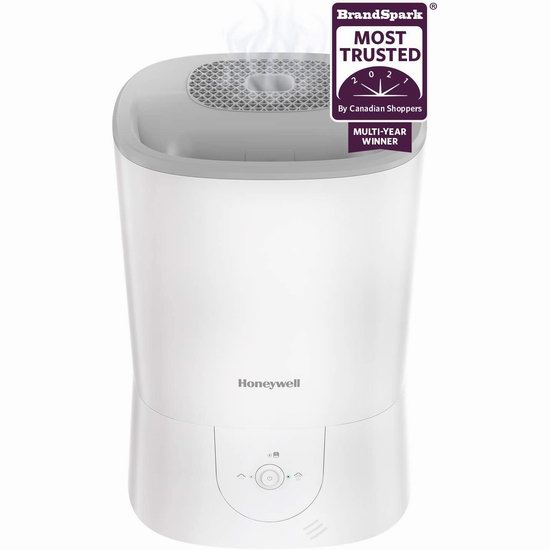  近史低价！Honeywell HWM440WC 5.7升大容量 顶部加水 暖雾加湿器7.2折 64.98加元包邮！