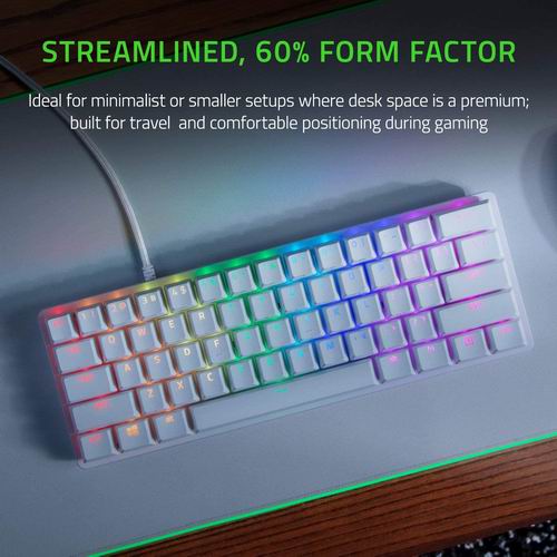 Razer Huntsman Mini 雷蛇猎魂光蛛迷你60%键盘6折  95.99加元（原价 159.99加元）！2色可选！