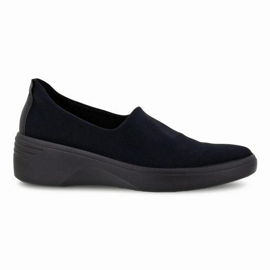  拼手速！白菜价！ECCO Soft 7 Wedge Slip-on 轻质防滑耐磨透气 女式休闲鞋3.2折 49.97加元清仓并包邮！