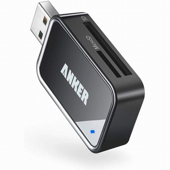  金盒头条：Anker USB 3.0 二合一读卡器 17.59加元！