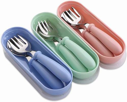  Jesir 儿童叉勺餐具6件套  16.69加元（原价 19.99加元）