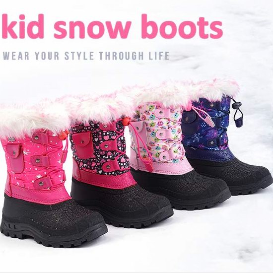  DREAM PAIRS 儿童防水雪地靴 45.59加元（原价 75.99加元）！6款可选！