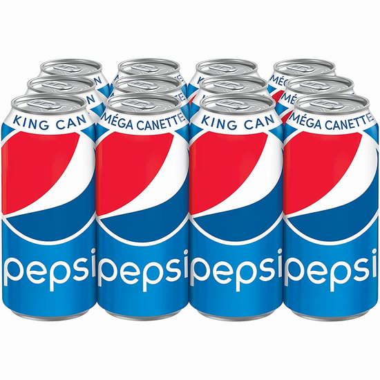  Pepsi 百事可乐饮料（473毫升×12罐）6.4折 8.65加元！