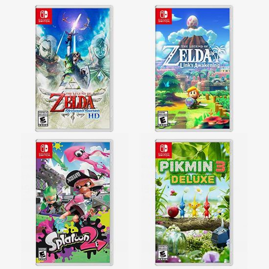  精选4款 Nintendo Switch 任天堂视频游戏6.9折，全部54.95加元！