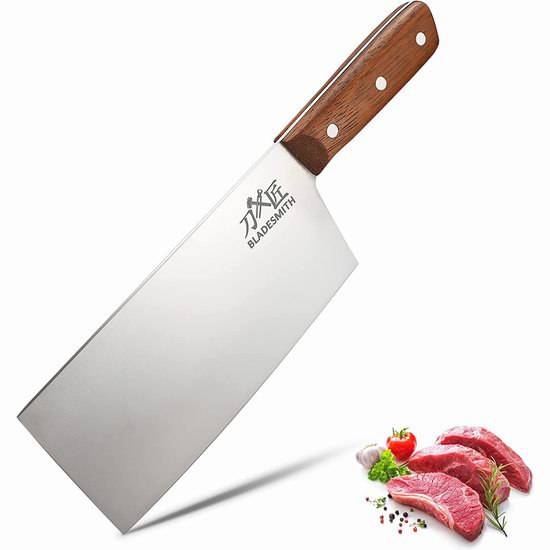  历史新低！BLADESMITH 刀匠 中式厨刀4.5折 17.99加元包邮！