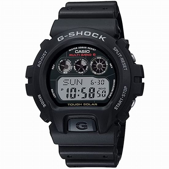  历史新低！Casio GW6900-1 G-Shock 卡西欧经典6局太阳能电波表5.1折 89.99加元包邮！