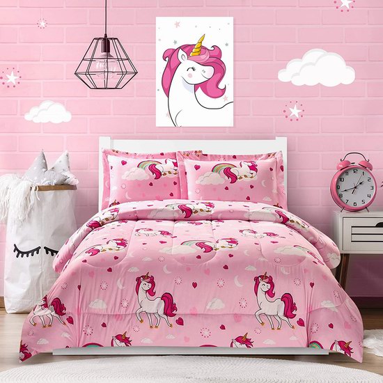  Utopia Bedding 超萌独角兽 Twin儿童四季被3件套 29.98加元限量特卖并包邮！