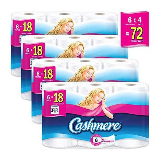  历史新低！Cashmere Soft & Thick 双层厕纸/卫生纸（24卷）6.3折 18.99加元！