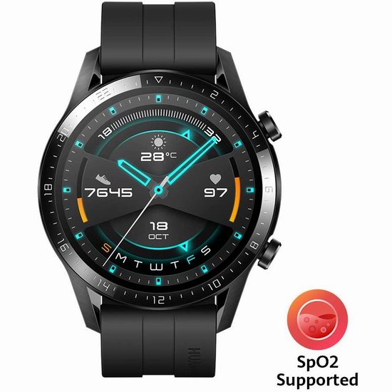  Huawei Watch GT 2 血氧检测 心脏管理 2周续航 华为GPS智能手表5.6折 168.99加元包邮！