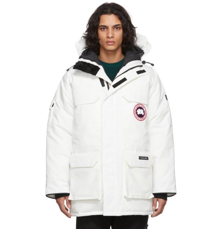  白敬亭同款不同色！Canada Goose 远征系列 男士白色羽绒服 1395加元，官网价 1595加元