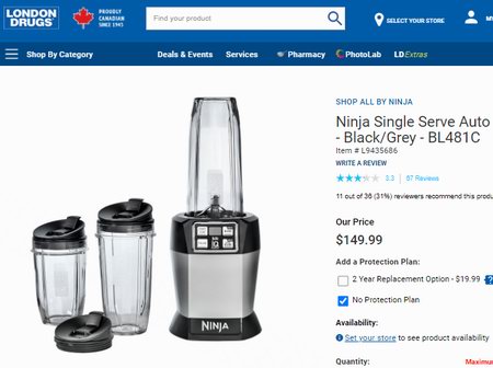 Ninja bl481c discount