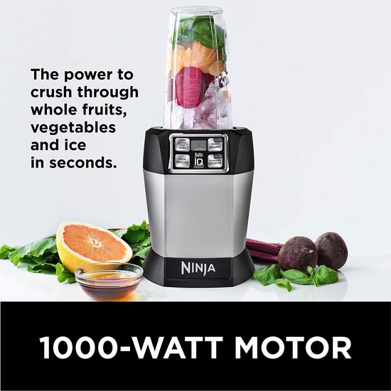 Ninja BL481C Nutri Auto-iQ 专业智能搅拌机6.6折 99.99加元包邮！