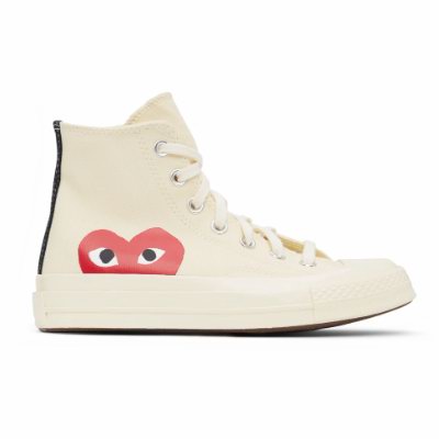 万年不打折！Comme des Garçons Play 与 Converse合作限量款 板鞋全场8.5折 170加元包邮！