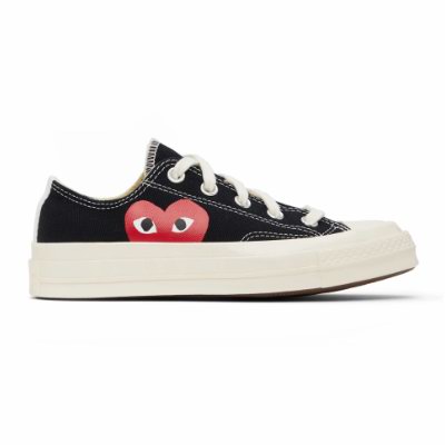 万年不打折！Comme des Garçons Play 与 Converse合作限量款 板鞋全场8.5折 170加元包邮！