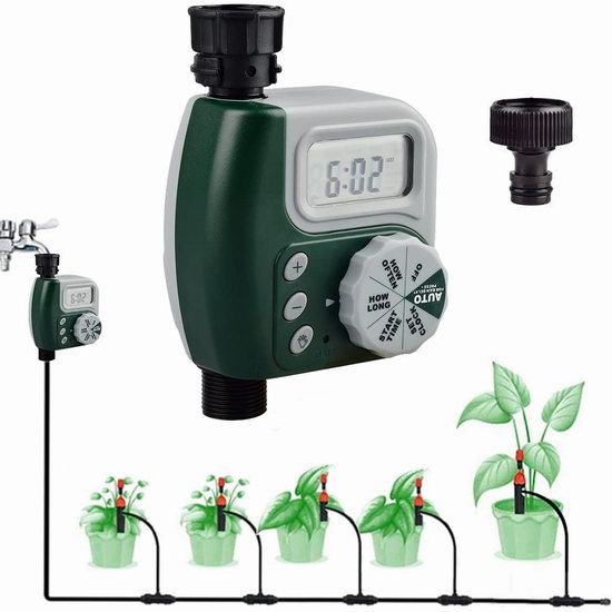  SPANEE 可编程 庭院浇水/灌溉控制器 33.99加元包邮！