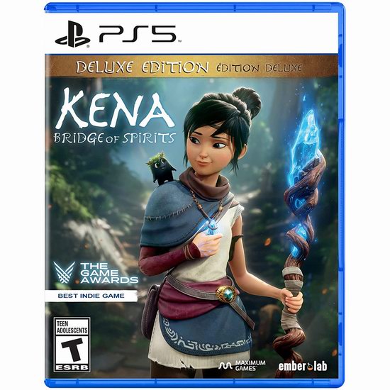  历史新低！《Kena Bridge of Spirits 奇纳：灵魂之桥 》豪华版PS5游戏6.3折 41.06加元包邮！