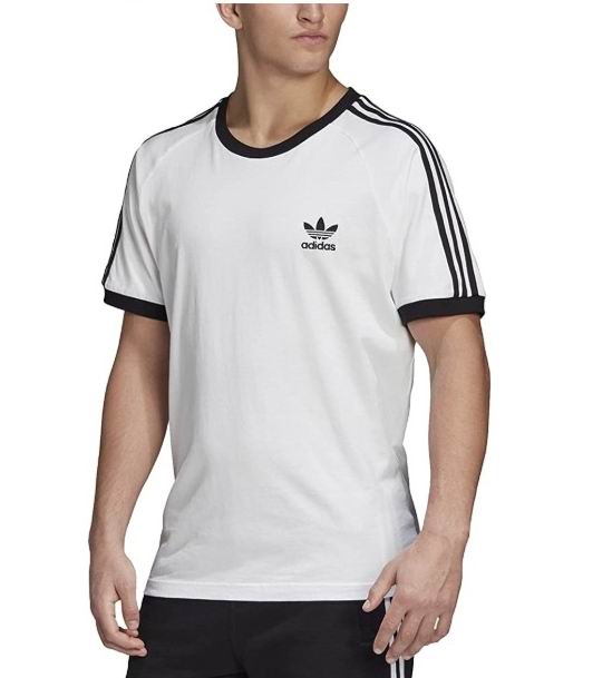  adidas Originals男士三条杠T恤 25.87加元（原价 35加元，xs码）