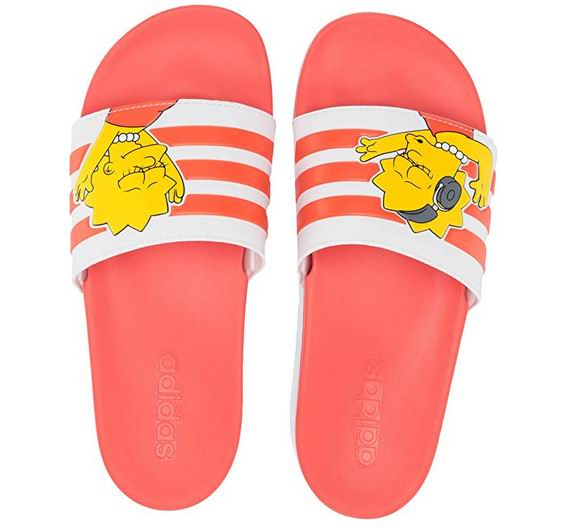  adidas 男女均可 卡通图案凉拖 32.3加元（10码），原价 44.99加元