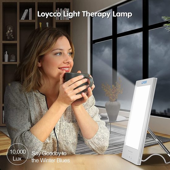  历史新低！Loycco 10000 Lux 光疗情绪 光疗能量灯4.9折 29.7加元包邮！