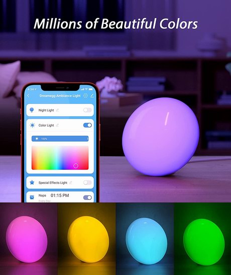 白菜价！历史新低！Dreamegg 智能RGB变色 语音控制 LED台灯/床头灯/氛围灯2.8折 19.99加元包邮！
