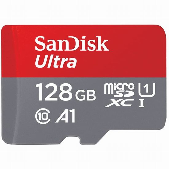  SanDisk 闪迪 Ultra microSDXC 至尊高速 128GB TF储存卡 16.85加元！