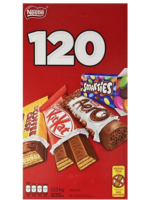  NESTLÉ MINIS 什锦 120个装 39.99加元（原价 49.99加元）+包邮！