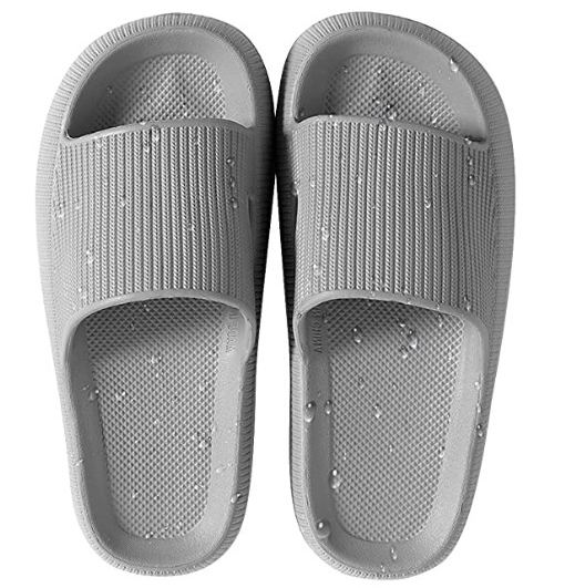  HSHAPAY 男女均可 防滑轻便超厚速干拖鞋 14.99加元（原价 19.99加元），多色可选