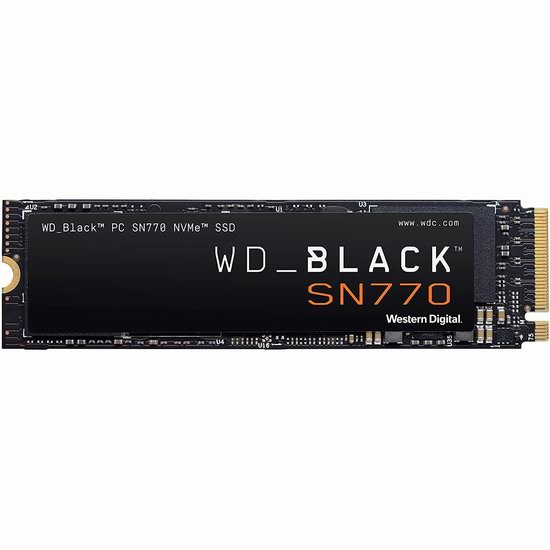  历史新低！WD_BLACK 西数 1TB/2TB SN770 NVMe SSD 固态硬盘 94.99-184.99加元包邮！
