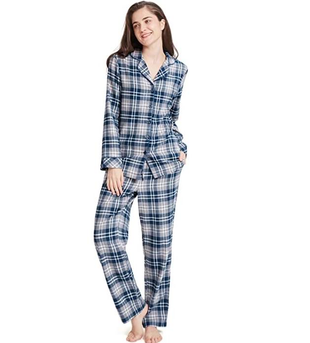  SIORO 女式法兰绒睡衣套装 26.99加元（原价 49.99加元），多色可选！