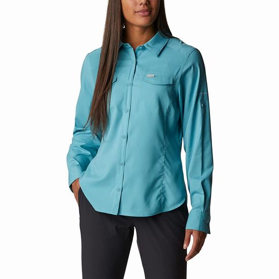  超级白菜！Columbia Silver Ridge Lite 防紫外线 速干 女式长袖衬衫（M/XXL码）1折 7.88加元清仓！