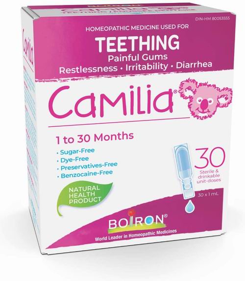  Boiron Camilia 婴幼儿出牙疼痛缓解剂（30剂） 9.56加元（walmart同款价 15.98加元）
