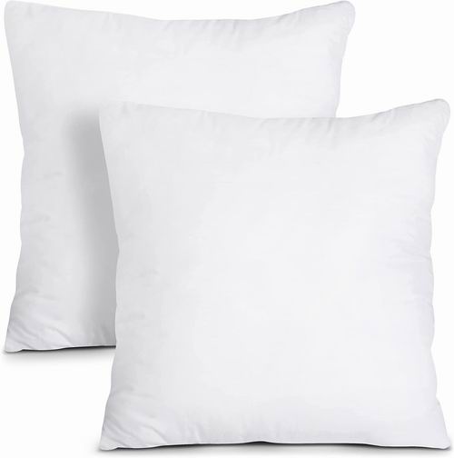  Utopia Bedding 12 x 12英寸方形抱枕垫2件套 17.99加元（原价 29.99加元）