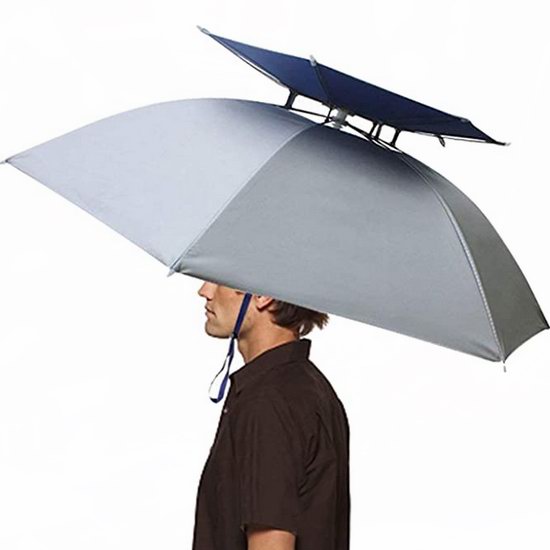  历史新低！Hunter's Tail UV 郊游钓鱼 遮阳防风雨防紫外线 头戴式雨伞 18.31加元！