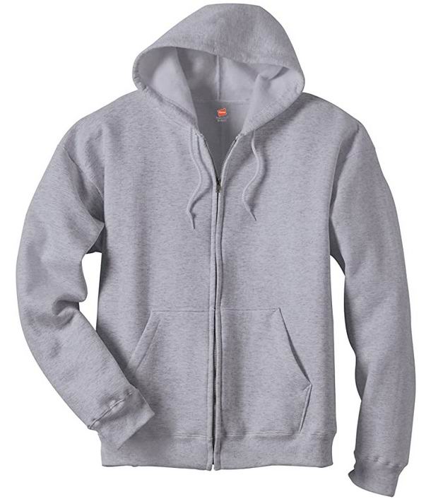  Hanes 男士Eco Smart抓绒拉链卫衣 19.99加元起，多色可选！