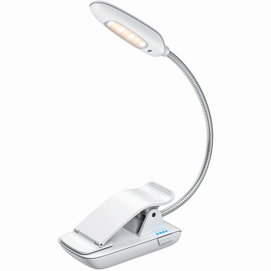  历史新低！Lighlifee 7 LED 可充电 夹式LED护眼台灯4.4折 6.99加元！