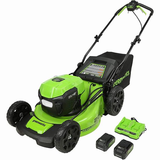  Greenworks 48V 20英寸自走式无绳割草机7.7折 539.99加元包邮！