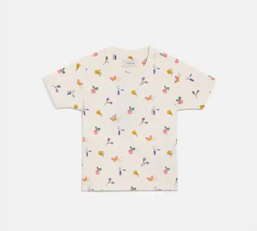  Coach儿童有机棉花园印花 T恤 57.5加元（原价 115加元）