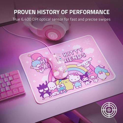  Razer x Hello Kitty 合作系列 萌萌粉红 鼠标+鼠标垫 82.99加元