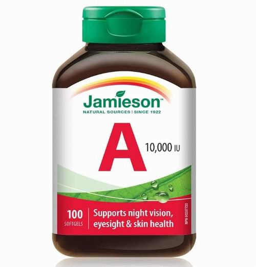  Jamieson 健美生 维生素A软胶囊 100粒 5.12加元（原价 7.97加元）