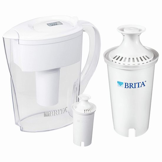  拼手速！历史新低！Brita 德国碧然德 6杯量家用滤水壶+双滤芯套装4.1折 14.06加元！