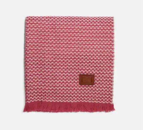 Coach彩色羊毛围巾 68.4加元（原价 228加元），2色可选！