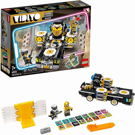  历史新低！LEGO 乐高 43112 VIDIYO系列 机器人街舞车（387pcs）5折 20加元！