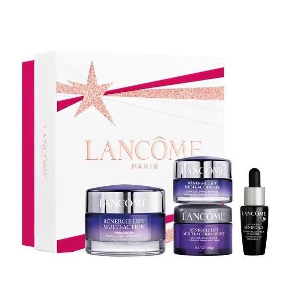  Lancôme 含2件正装立体塑颜多效提升紧致系列+小黑瓶4件套 137.9加元（价值 290加元）