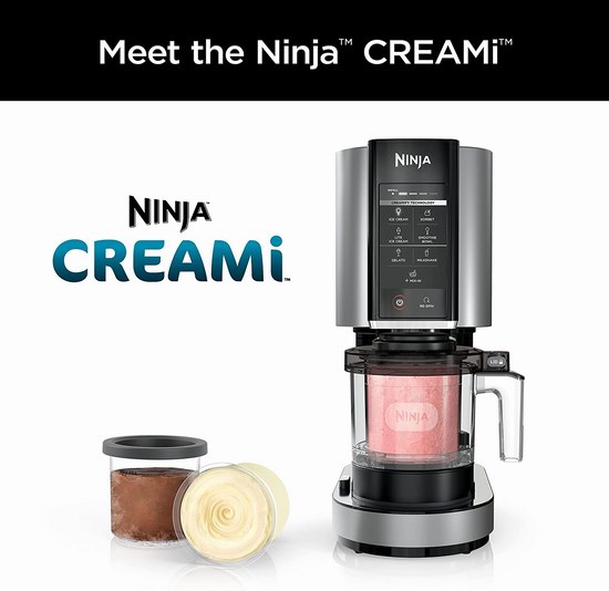 Ninja NC301C CREAMi 七合一 专业冰淇淋机5.9折 159.99加元包邮！几乎所有食材都能变成冰淇淋！