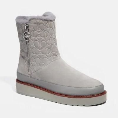 白菜价！Coach Outlet精选男女时尚休闲鞋、运动鞋、凉鞋、长短靴等2.4折起+包邮！凉鞋.5、老花拖鞋、运动鞋.5、粗跟乐福鞋.5、大黄靴2.5！