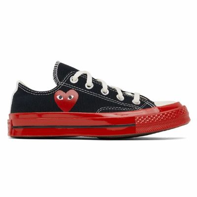 万年不打折！Comme des Garçons Play 与 Converse合作限量款 板鞋全场8.5折 170加元包邮！