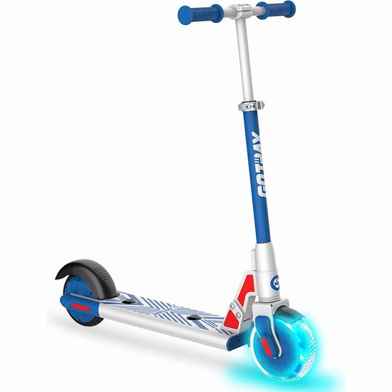  GOTRAX GKS LUMIOS 发光前轮 儿童电动滑板车5.3折 149.99加元包邮！3色可选！
