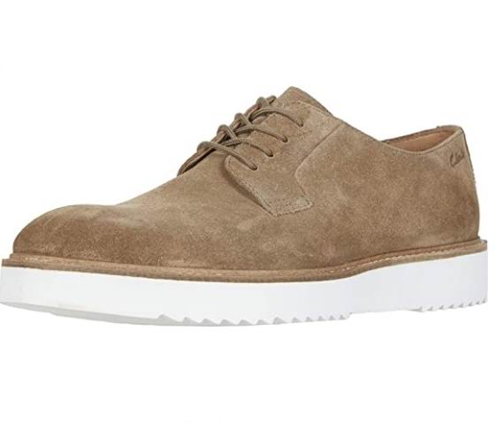  Clarks Ernest男士麂皮休闲鞋 34.67加元/11码 、46.45加元/9.5码
